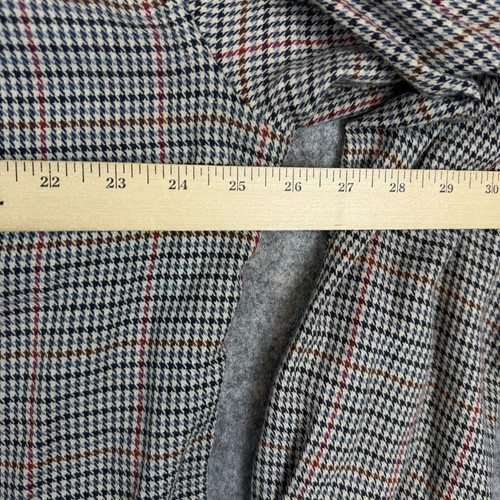 VTG Viyella Shirt Mens Large Houndstooth Cotton Cashmere Button Up Made In USA - Picture 11 of 12