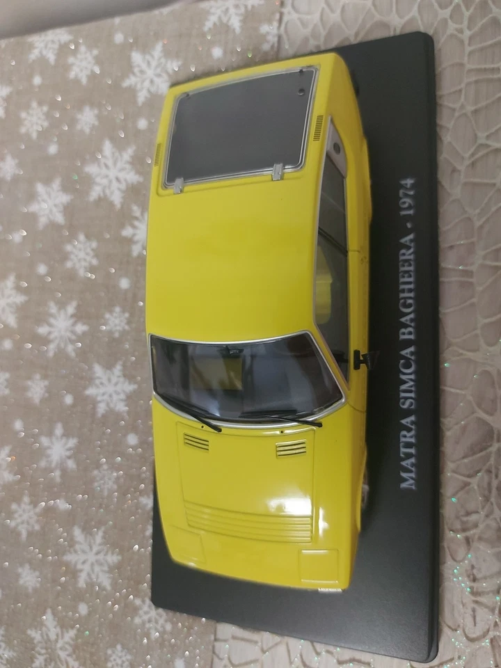 MODELLINO AUTO STATICO CENTAURIA MATRA SIMCA BAGHEERA 1974 CON VETRINA 1:24 - Immagine 2 di 4