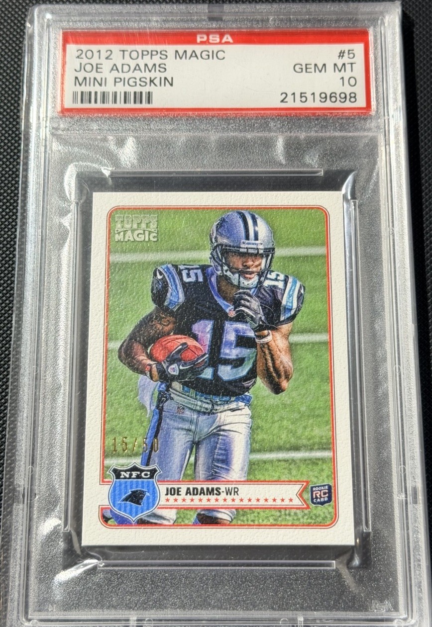 Joe Adams Topps Magic #5 Mini Pigskin
