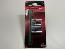 Gearwrench 80322D 6 Pc E-Torx Deep Socket Set 1/4" Drive E4, E5, E6, E7, E8, E10