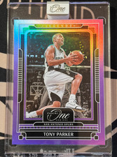 Tony Parker 2024-25 Panini One and One 15/25 Base Purple Legends #175