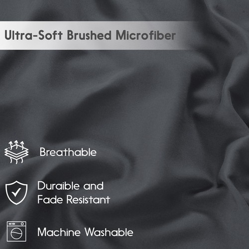 Qatan Premium 4PC Sheet Set - Deep Pocket, Wrinkle & Fade Resistant Bedding - Picture 127 of 151