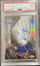 2017-18 Panini Spectra - In the Zone Autographs Kevin Durant #IZ-KDR /99 (AU)