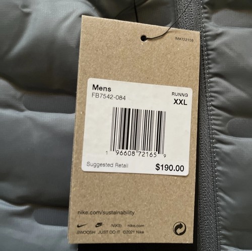 Nike Therma-FIT ADV Repel GILET Running Golf Vest Men's Size XXL  FB7542 £170 - Picture 3 of 3