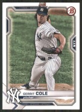 2021 Bowman #65 Gerrit Cole New York Yankees 47006