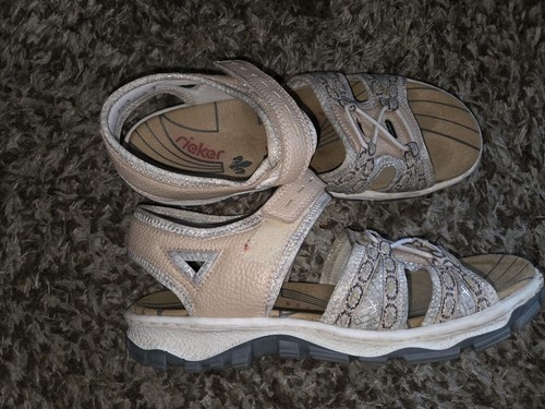 Rieker Sandalen Damen Gr.41 in Beige so toll und bequem