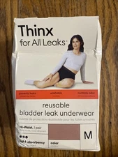 Lot Of 3 - Thinx For All Leaks Hi Waist Reusable Bladder Underwear Medium