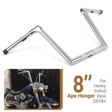 8/10/12/14" Chrome DNA Monster Fat APE Hanger Bar 1.25"For Harley Road King FLHR