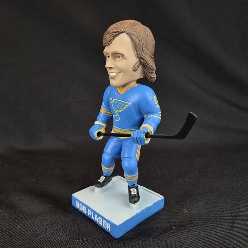 Bob Plager Bobby St Louis Blues Quarter Note Club Bobblehead - Imagen 9 de 13