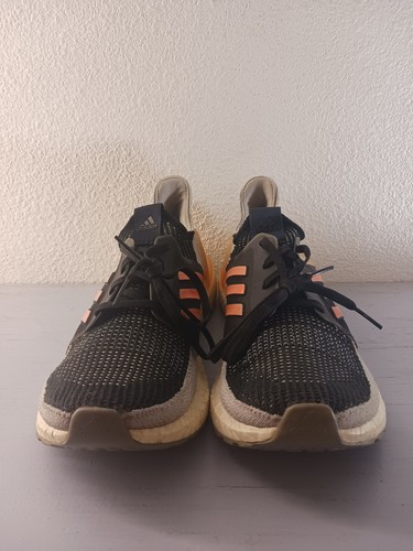 adidas UltraBoost 19 Core Black Solar Orange - G27516 Size 10.5 - Bild 3 von 7