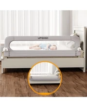 Folding Bed Rail for Toddlers,Baby Bed Rail Guard with Reinforced Anchor Safety