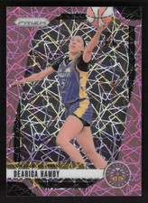 2024 Panini Prizm WNBA #19 Dearica Hamby Pink Velocity Prizms #/79