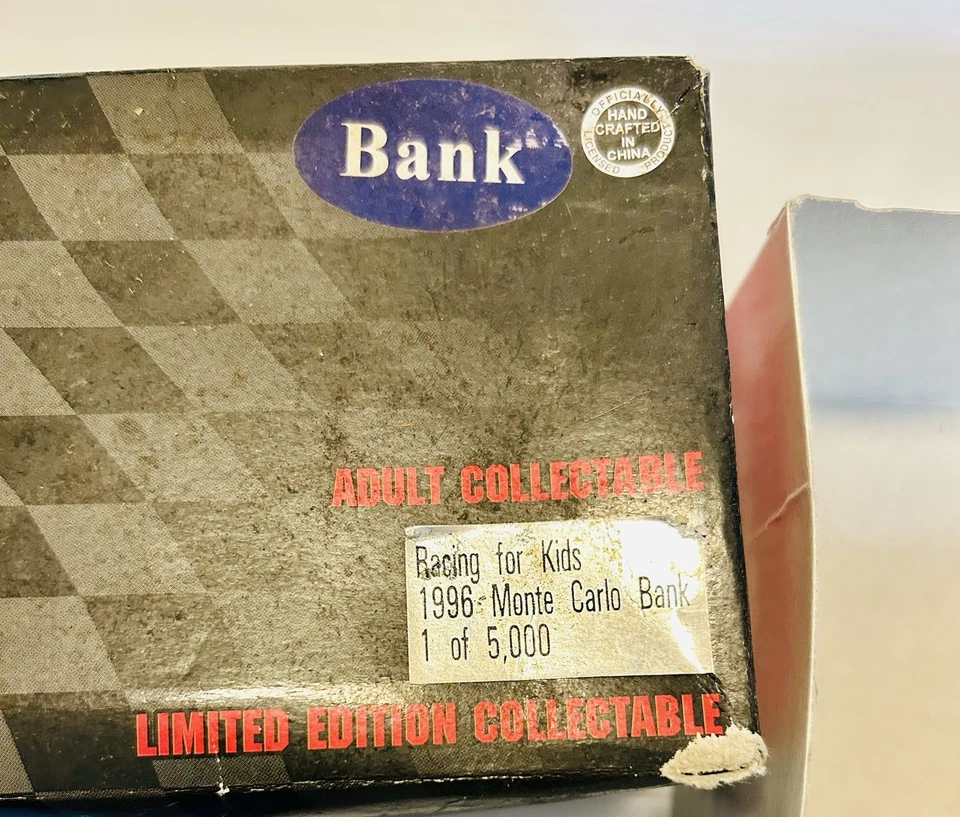 Chevrolet Monte Carlo 1996 1/24 Club Bank Action RCCA #14 Racing for Kids Foto 3 de 4