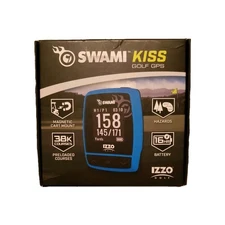 Izzo Swami Kiss Golf GPS Rangefinder (Blue) - New Sealed
