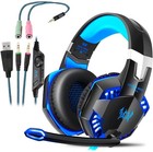 Gaming Headset Mic Headphones for PC Laptop PS4 Slim Pro Xbox One S X