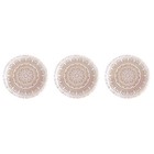  3 PCS Makramee Untersetzer Boho Platzdeckchen Keramische Matten Platzieren