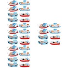  4 PCS Kleines Deko Boot Miniatur Fischerboot Desktop-Dekorationen