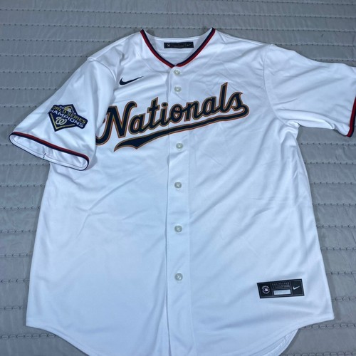 Nationals #22 Soto Majestic Jersey Men's sz L 2019 World Series Patch - Picture 10 of 14