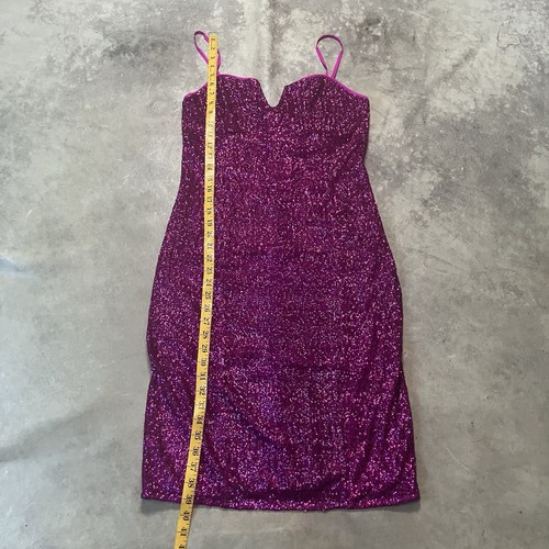 Walter Baker Dress Womens Size 6 Madena Mag Rus Se Strappy Sequin - Picture 4 of 9