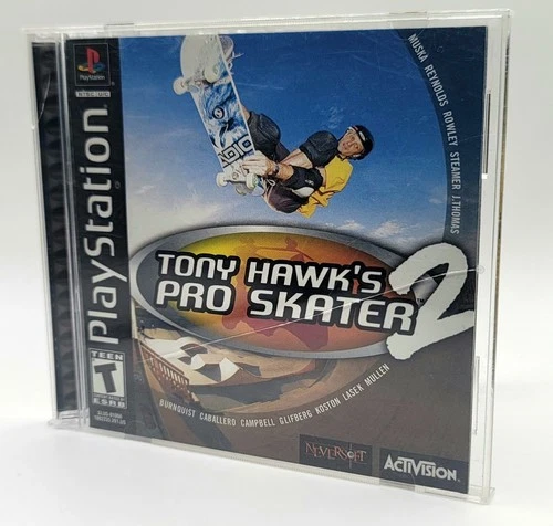Tony Hawk's Pro Skater 2 PS1 Black Label CIB - THE BEST SKATE GAME EVER!