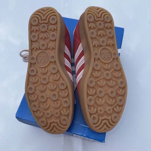 SIZE 6 WOMENS - ADIDAS Wmns Gazelle Indoor 'Crochet Pack - Scarlet' JI2756 NEW - Picture 7 of 8
