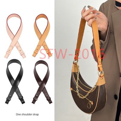 Vachetta Leather Replacement Handle Strap Fit For LV Loop Hobo Delightful Bag