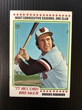 1978 TOPPS #4 BROOKS ROBINSON RB BALTIMORE ORIOLES EX *Hot Corner Vintage* C