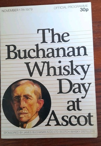 ASCOT RACE CARD, NOVEMBER 17TH 1979 - THE BUCHANAN WHISKY DAY & NIGHT NURSE