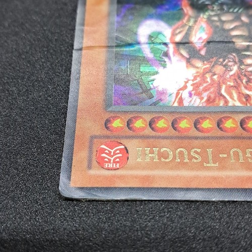 Hino-Kagu-Tsuchi LOD-070 Unlimited Ultra Rare DMG Damaged Crease HP Yu-Gi-Oh! - Picture 10 of 12