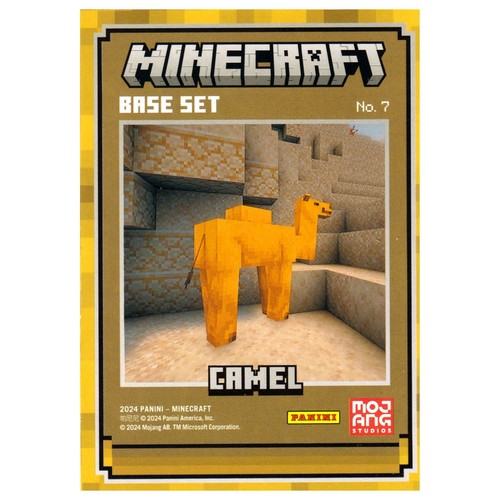 Panini Minecraft 2024 Camel #7 - Picture 2 of 3
