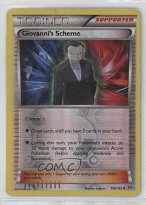 Giovanni's Scheme Reverse Foil Pokémon XY BREAKthrough #138