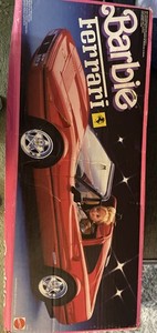 Barbie rouge Ferrari décapotable vintage 1986 par Mattel # 3136