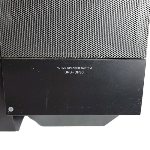 RARE Sony SRS-DF30 PC Speaker System with Subwoofer and Radio Tuner - 第 5/9 張圖片