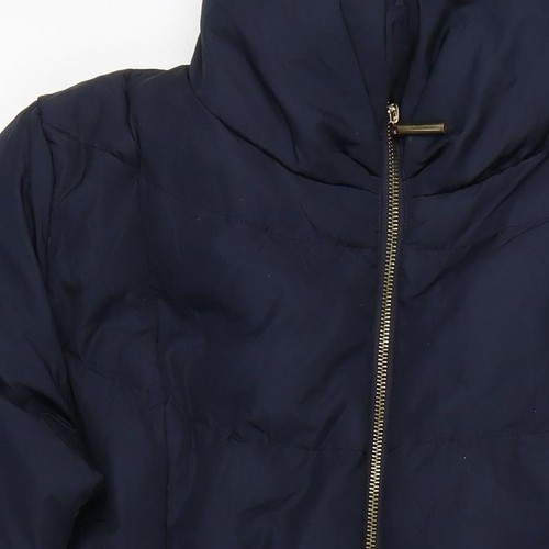 Centigrade Women's Blue Puffer Coat L - Picture 9 of 12