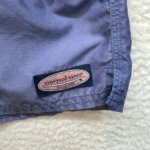 Vineyard Vines Swim Trunks Boys Large 16 Blue Fish Print Board Shorts Beach - Picture 4 of 11