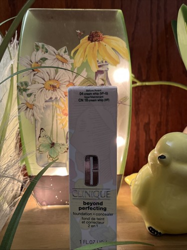 CLINIQUE BEYOND PERFECTING FOUNDATION+CONCEALER CN 18 CREAM WHIP (1 FL. OZ.) NIB - Picture 1 of 9