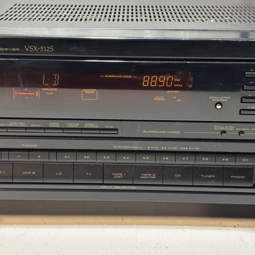Pioneer VSX-512S Audio/Video Stereo Receiver Black Dolby Japan Untested Parts - Picture 3 of 10