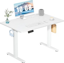 DUMOS 40 Inch Electric Standing Desk Height Adjustable, Sit to Stand Up Computer