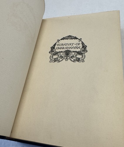 Rubaiyat von Omar Khayyam von Fitzgerald (um 1920) mit antikem Ziereinband - Bild 6 von 12