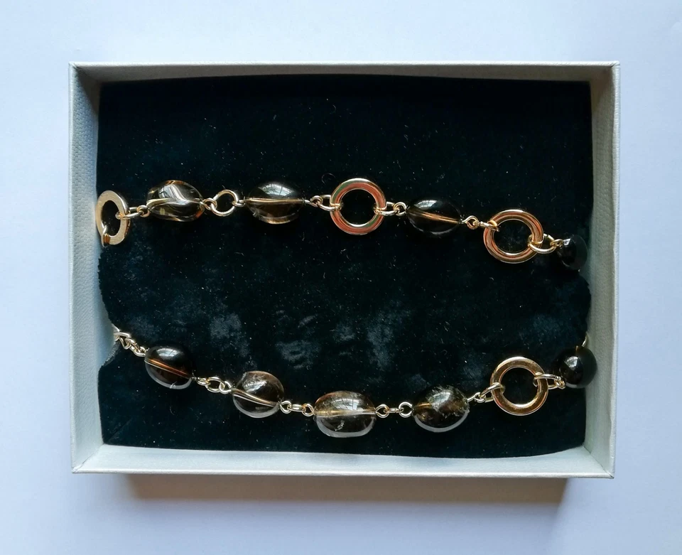 Collana argento 925 e quarzo fiume NUOVA - Immagine 2 di 3