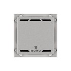 GURU USA Evolux Square Drain, 4"