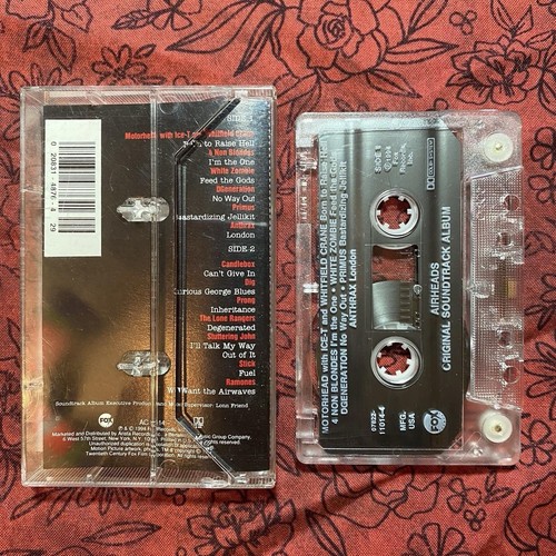 Airheads Original Soundtrack Cassette Tape (1st 1994) Primus White Zombie Prong - Picture 2 of 5
