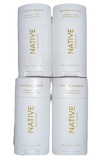 Lot Of 4 Native JUNIPER  GINSENG Solid Deodorant  2.65 OZ