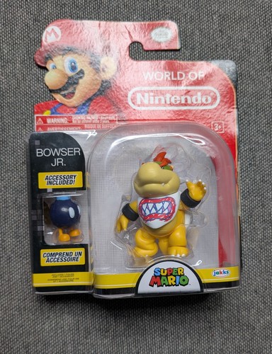 Nintendo Bowser Jr Super Mario 4 inch Actionfigur Sammlerstück NEU
