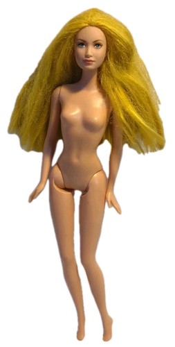 Vitamin C Barbie doll Goddess doll Bright Yellow Hair Pale skin