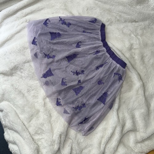 Hanna Anderson x Disney Aladdin Skirt US 8 /130 Tulle Jasmine Princess Tutu - Picture 2 of 7