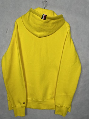Tommy Hilfiger Men's Fleece Monogram Hoodie Yellow Size M *New With Tag* - Picture 2 of 7