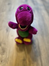 VTG 1992 Barney The Dinosaur Plush 14  Lyons Group Stuffed Animal Dakin Purple