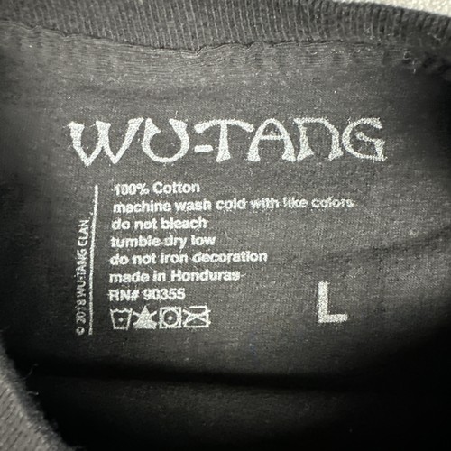 Wu-Tang Clan T-Shirt Adult LARGE Black Rare 2018 Shaolin Dragons Rap 2018 - Picture 3 of 8