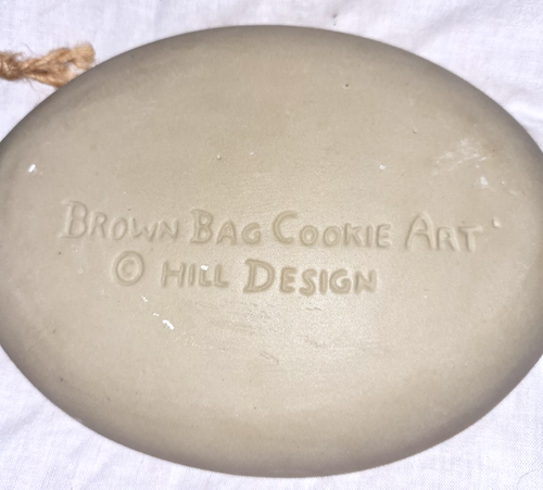 Vintage BRAUN TASCHE Shortbread KEKSFORM KUNST OSTERHASE HASE Wandern 1984 B - Bild 2 von 2